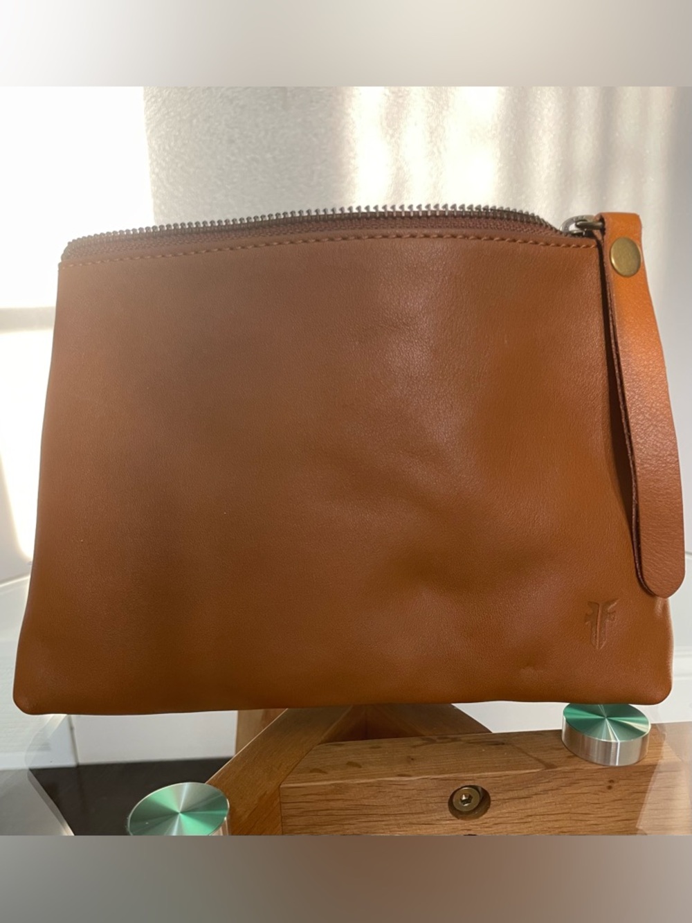 Frye Cognac Genuine Leather Belt Bag - size S/M